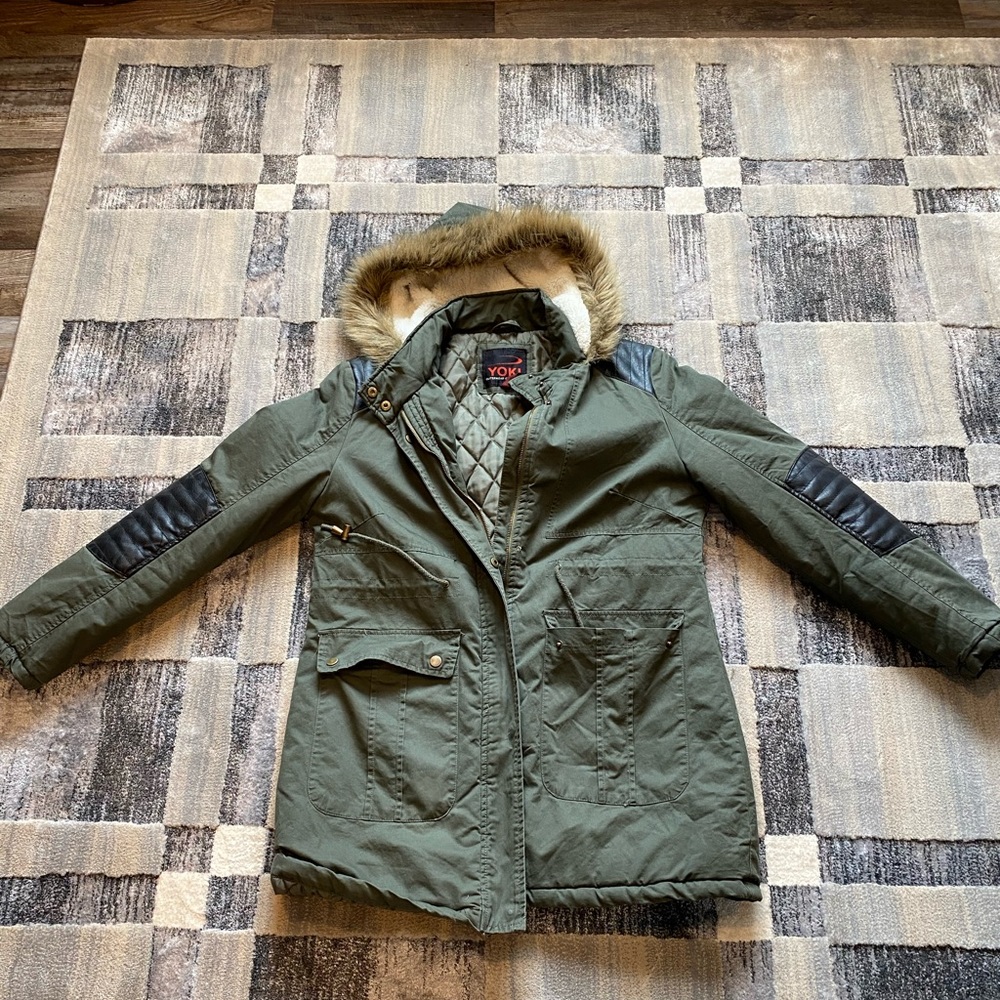 Yoki Army Green Coat